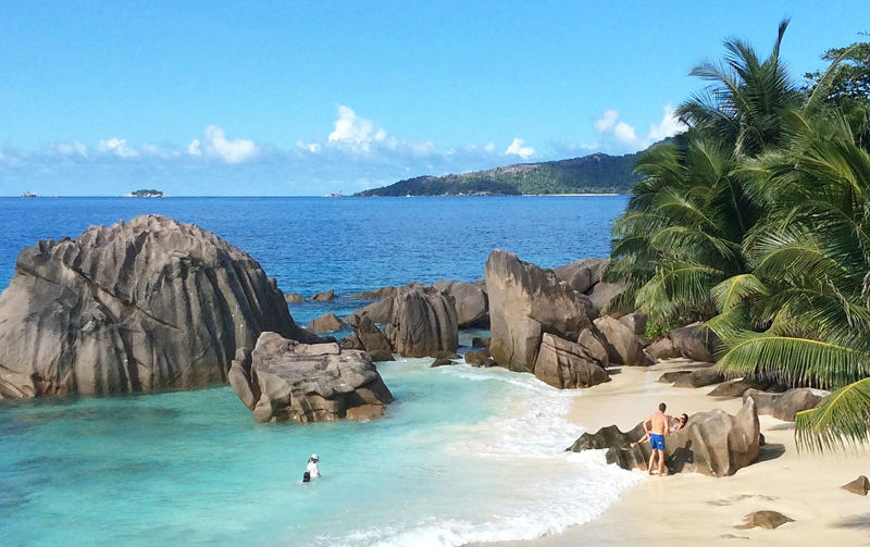 La Digue beach Seychelles