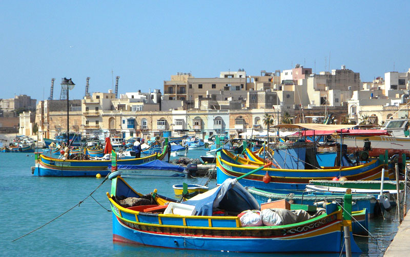 Marsaxlokk Village in Malta