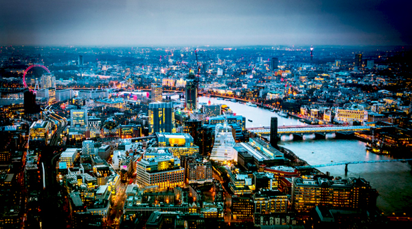 View from The Shard london