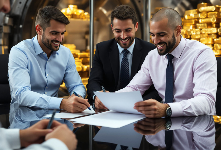 Swiss banks don't have secret underground vaults full of gold bullion.